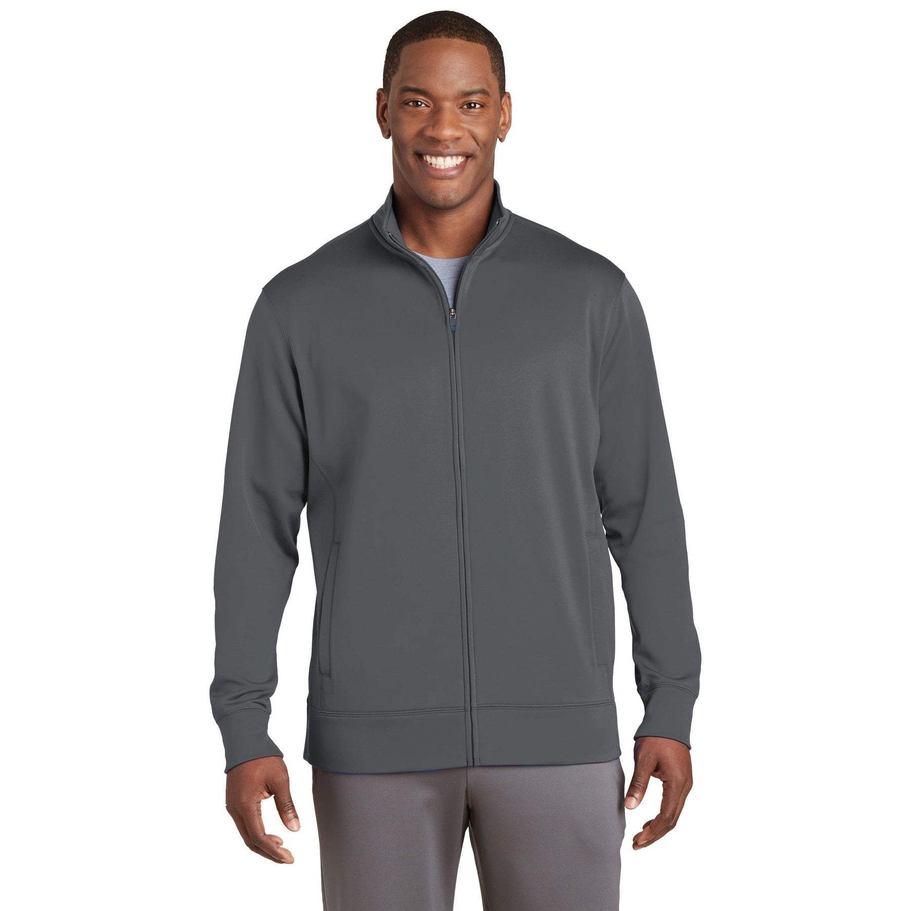 Sport-Tek-Sport-Tek® Sport-Wick® Fleece Full-Zip Jacket. ST241-MedTech-2